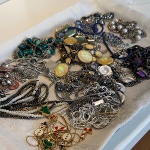 Elegant Silver and Gold Jewelry Set #144